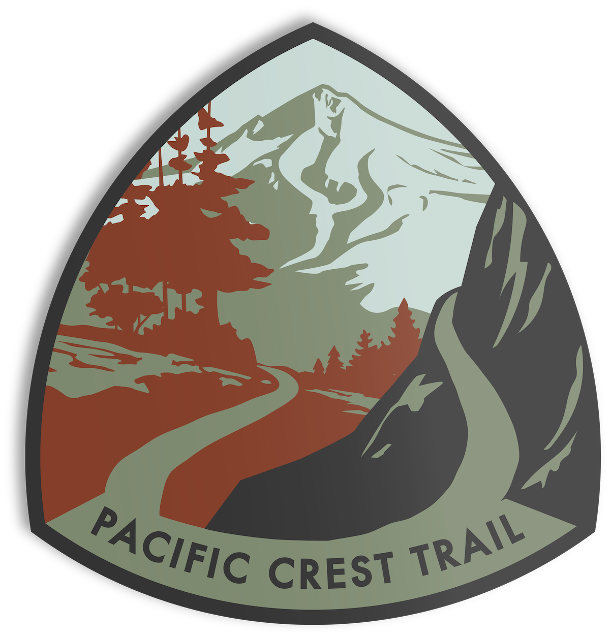 PCT - Pacific Crest Trail Logo